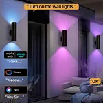 LED fence wall lights